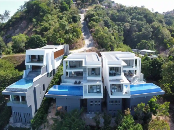 CS060 NEW Serene Ocean View Villa Nathon Koh Samui View 009